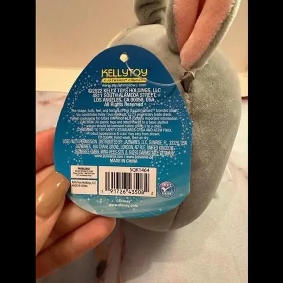 5” Squishmallow Thumper The Rabbit from Disney Bambi Plush - Picture 4 of 6